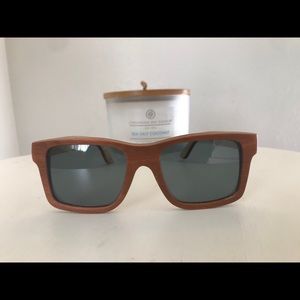 Bosky Optics Carver Polarized Wood Sunglasses OBO